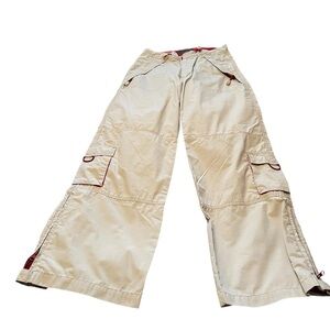 London Blues Hiking Cargo Pants - Size 9-Four front pockets-Zip openings legs